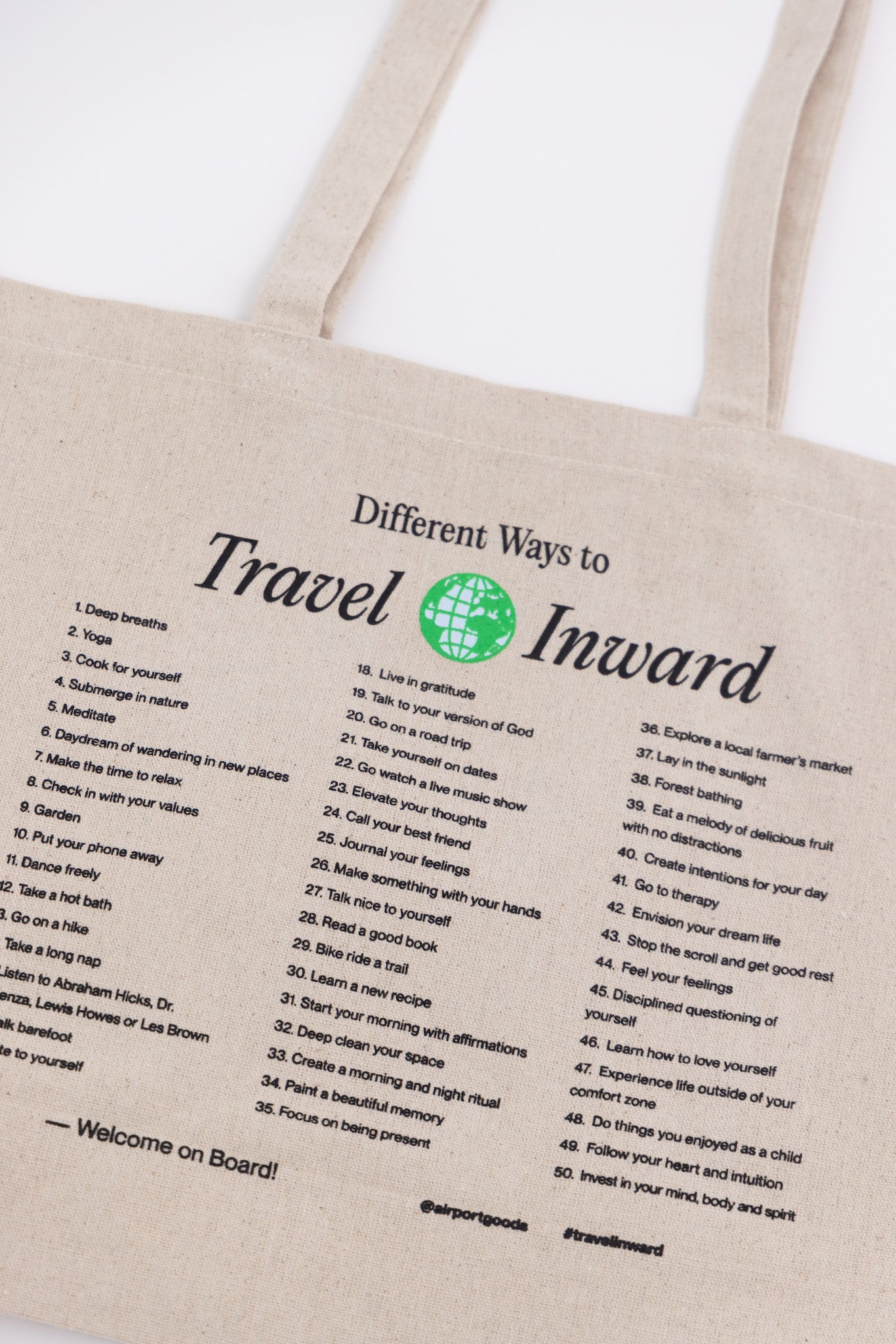 Different Ways to Travel Inward Tote