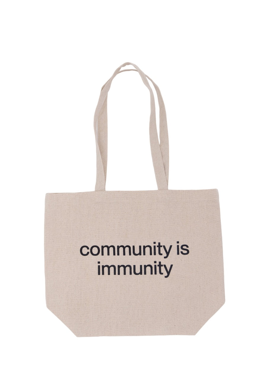 Community Is Immunity Tote